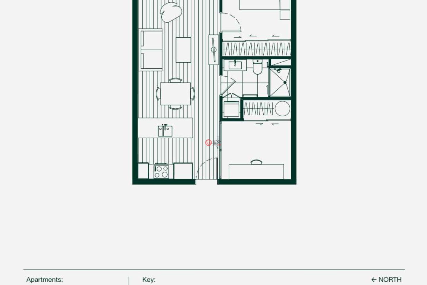 新西兰AucklandAuckland的公寓，2 Munroe Ln，编号53415369