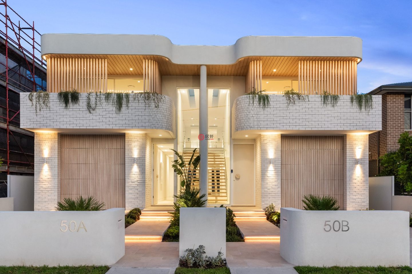 澳大利亚新南威尔士州悉尼的联排别墅,50A Elouera Rd,编号77273806