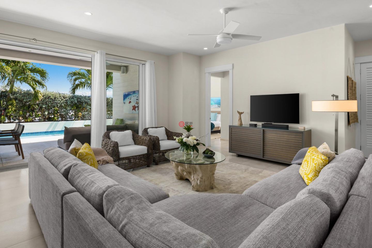 特克斯與凱科斯群島的独栋别墅，Second Wind Villa 29 Kelly Isle Canal Front，编号78495836