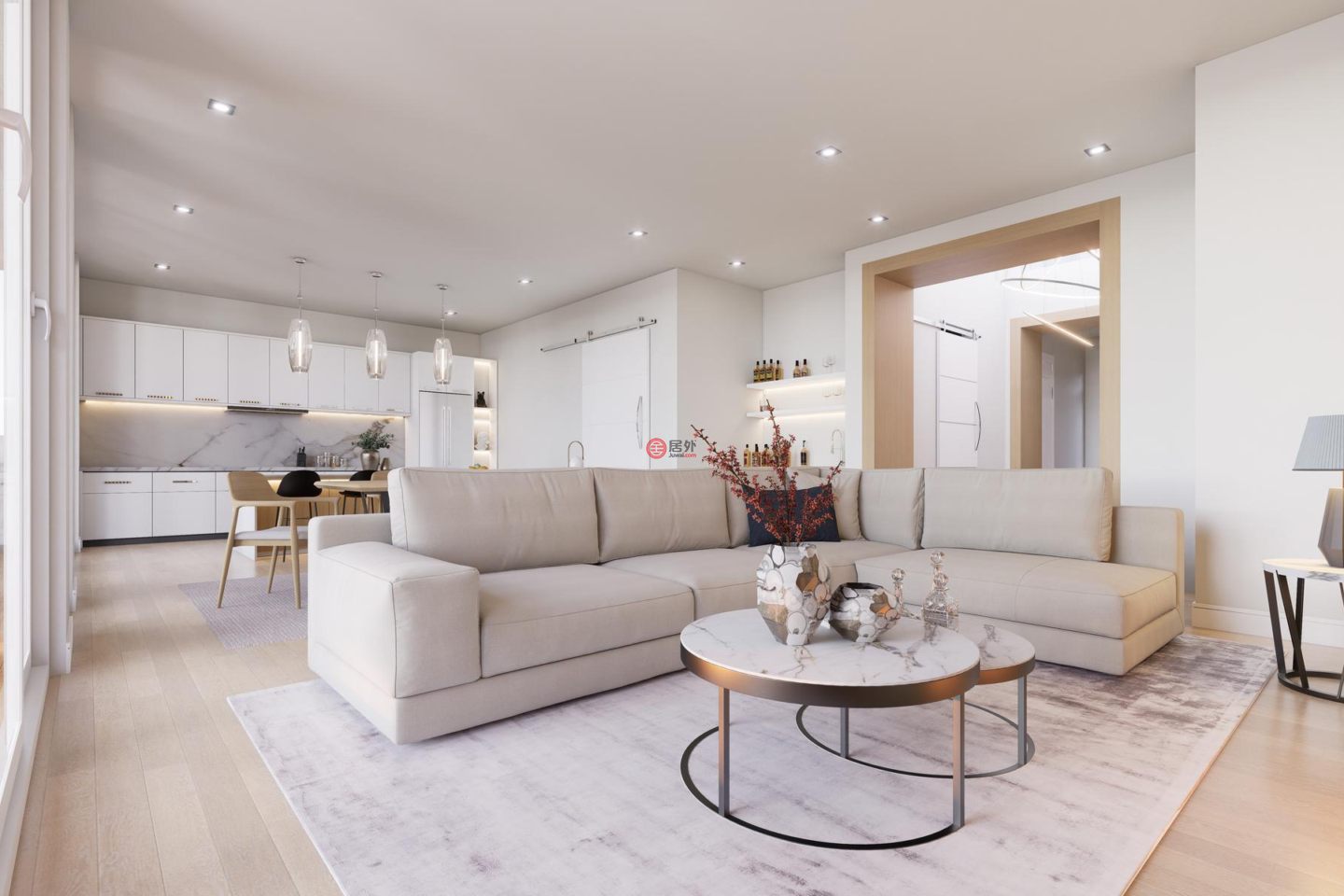 特克斯與凱科斯群島的独栋别墅，Lakeview Luxury Villa Venetian Road，编号78509765