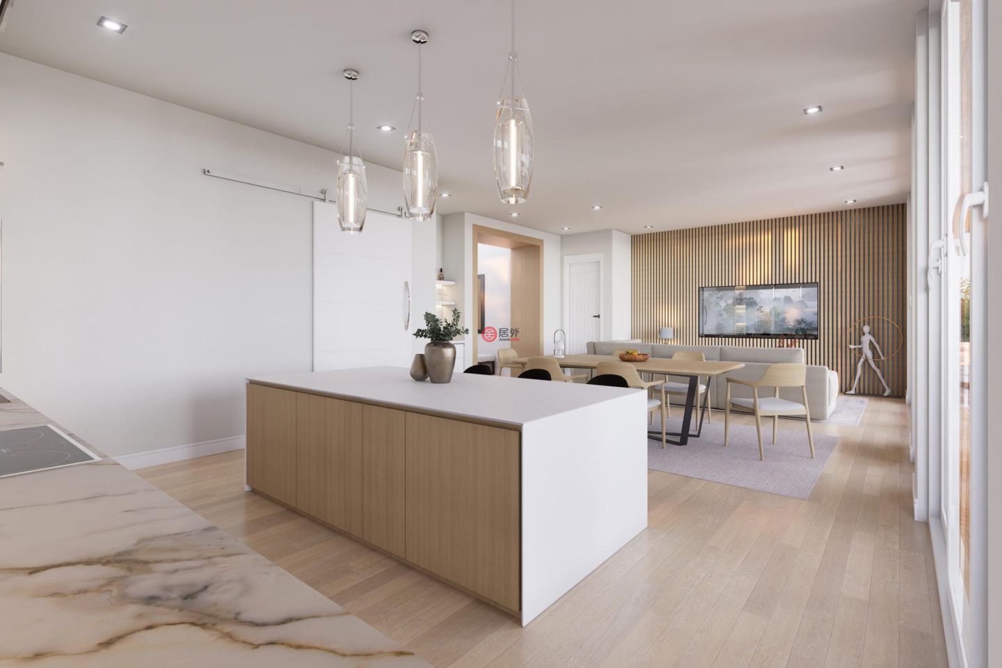 特克斯與凱科斯群島的独栋别墅，Lakefront Luxury Villa Venetian Road，编号78509768