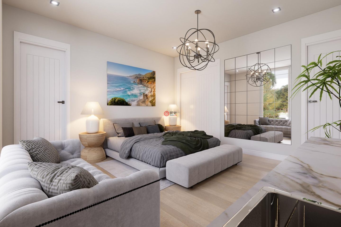 特克斯與凱科斯群島的独栋别墅，Lakefront Luxury Villa Venetian Road，编号78509768