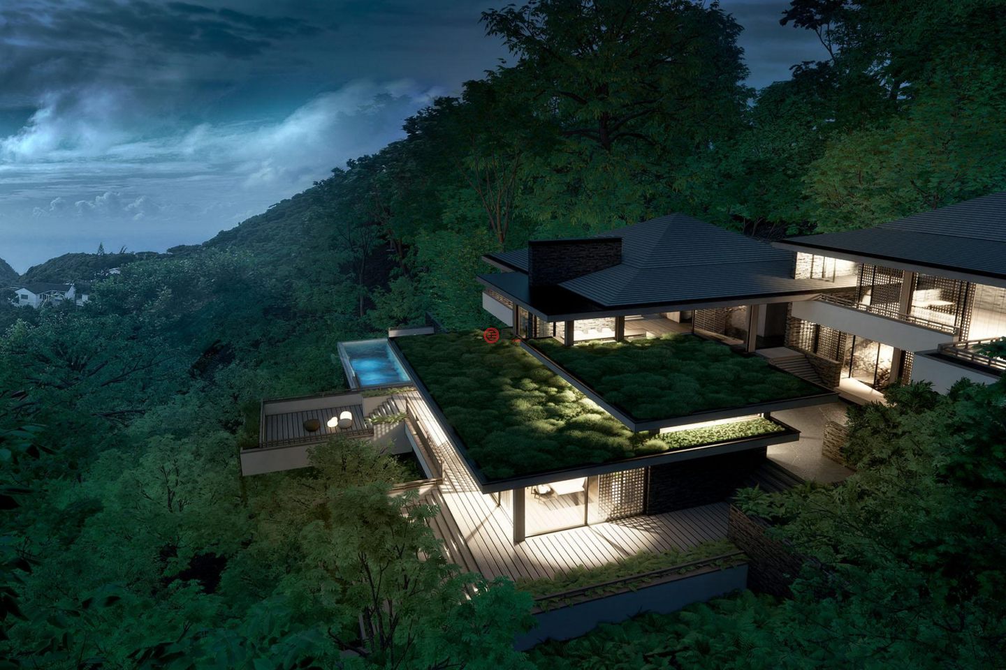 荷兰加勒比区Saba的独栋别墅，Haiku Inspired Extraordinary Villa，编号71601180