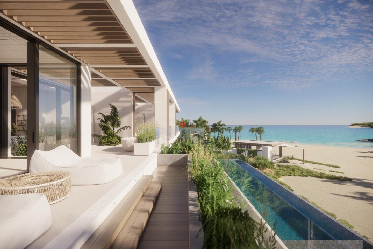 特克斯與凱科斯群島的住宅用地，Emerald Point Beachfront，编号78244465