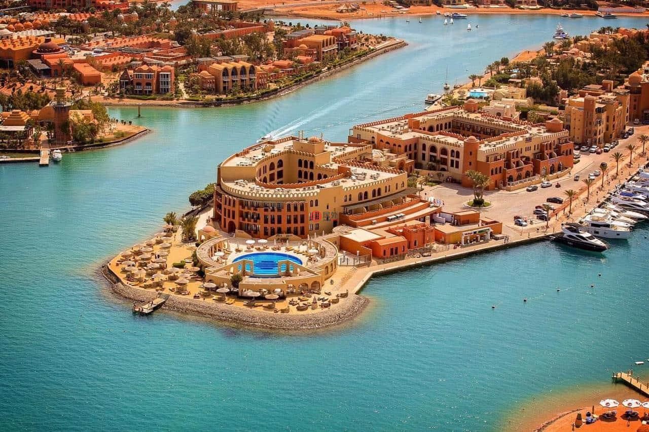 埃及萨尔瓦多加扎勒艾哈迈尔古尔代盖的独栋别墅，El Gouna，编号78308007