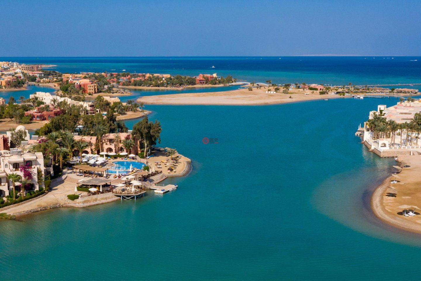 埃及萨尔瓦多加扎勒艾哈迈尔古尔代盖的独栋别墅，El Gouna，编号78308033