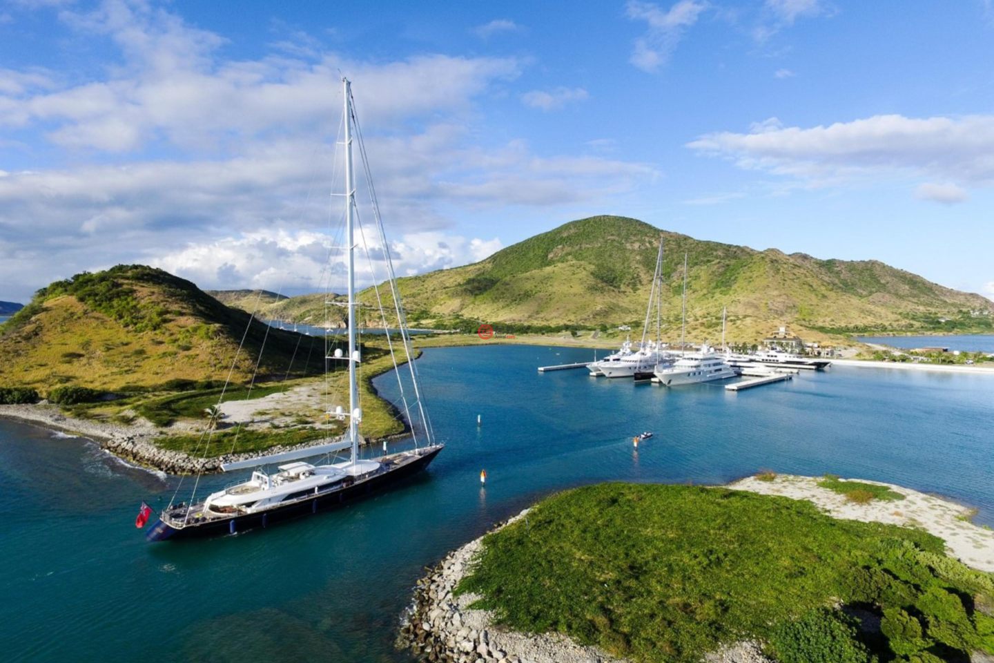 圣克里斯托弗和尼维斯岛Saint KittsSt. George Basseterre的独栋别墅，Christophe Harbour Marina Berth A-10，编号77811262