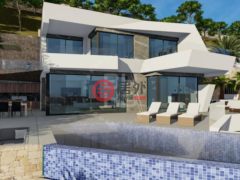 西班牙瓦伦西亚卡尔佩的独栋别墅，Calpe's Panoramic Marvel: A Modern Villa with Breathtaking Sea a，编号75831736