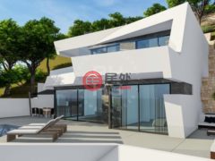 西班牙瓦伦西亚卡尔佩的独栋别墅，Calpe's Panoramic Marvel: A Modern Villa with Breathtaking Sea a，编号75831736