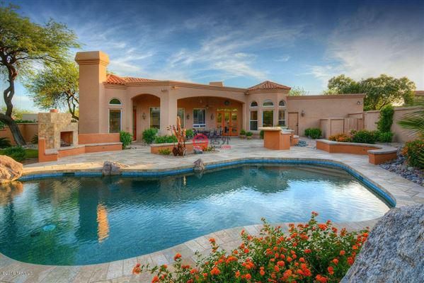 美国亚利桑那州图森4卧4卫的独栋别墅